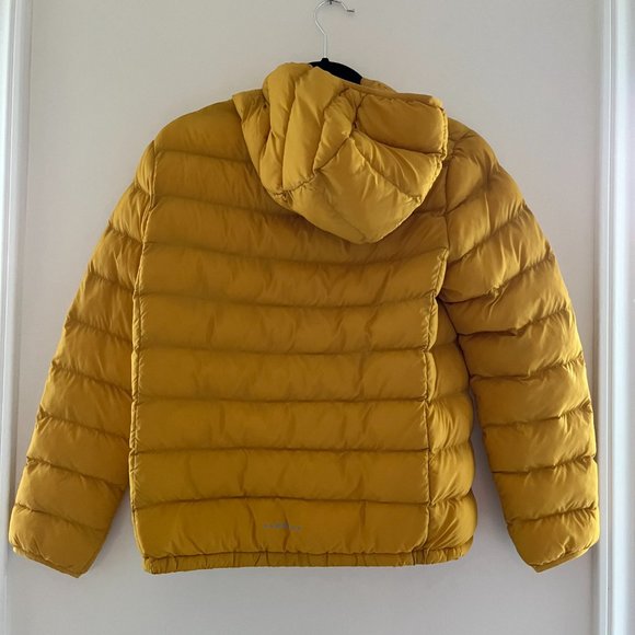 Uniqlo Kids Mustard Yellow Puffer Jacket - Picture 2 of 4